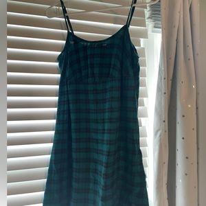 Short plaid dress